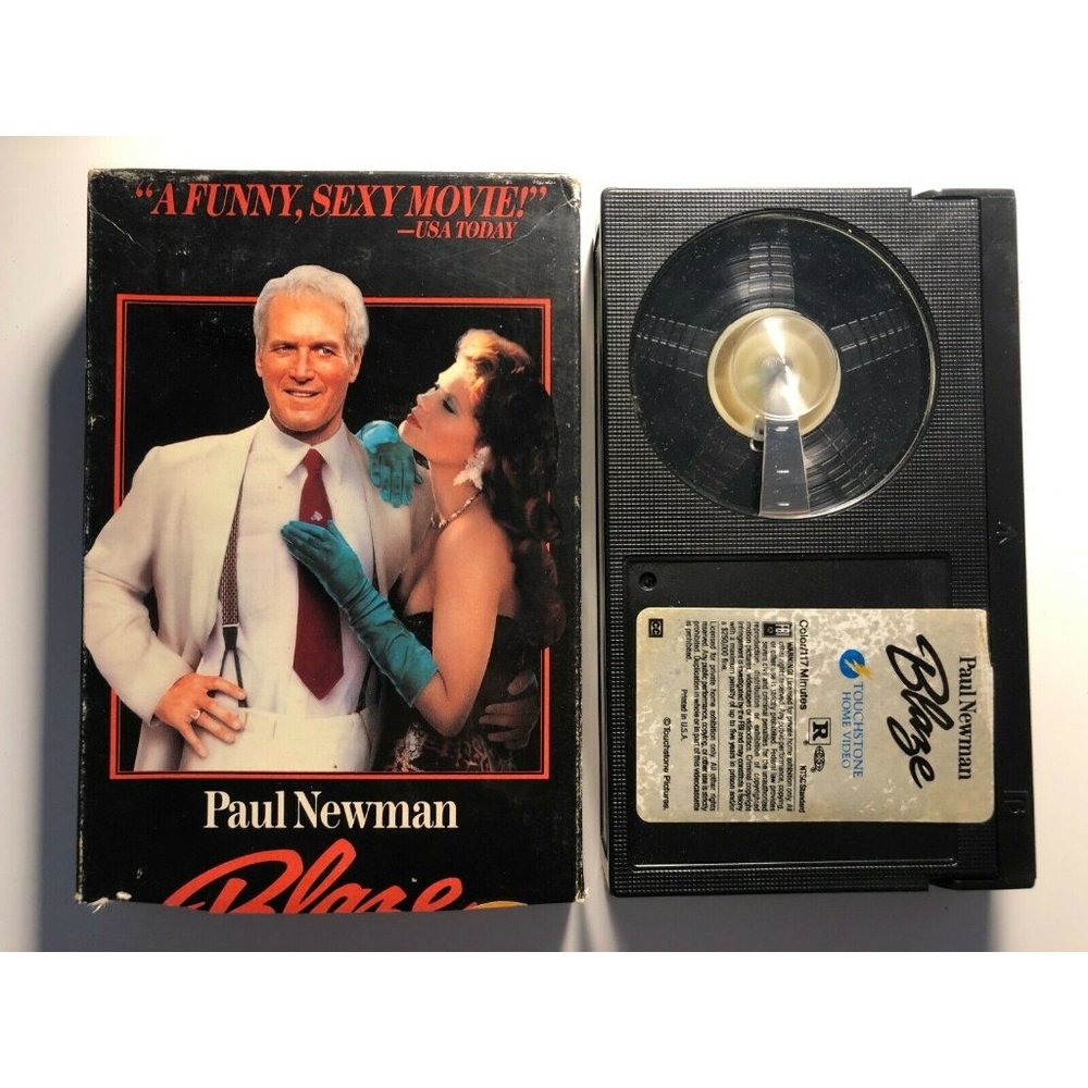 BLAZE Video Beta Betamax Tape (Not VHS) Comedy 1986 Paul Newman